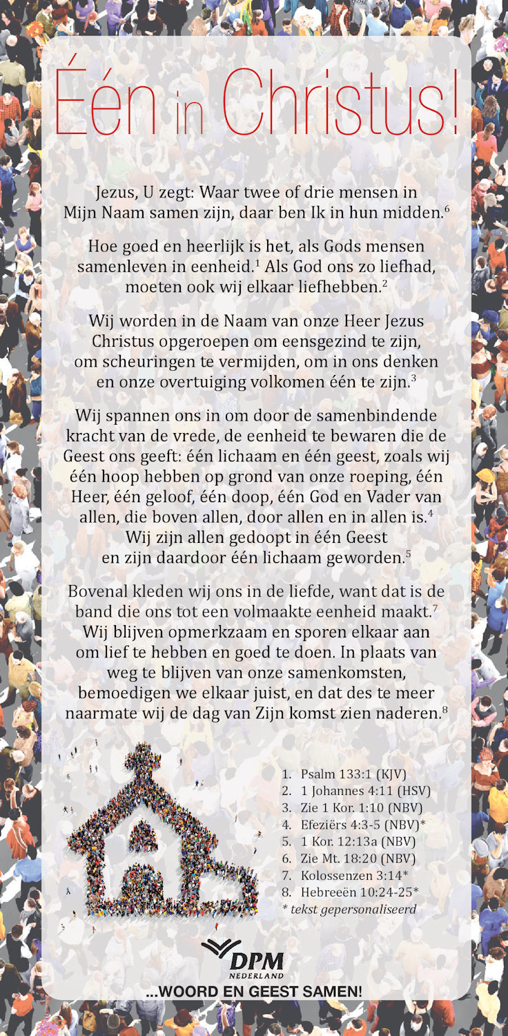 Eén in Christus!