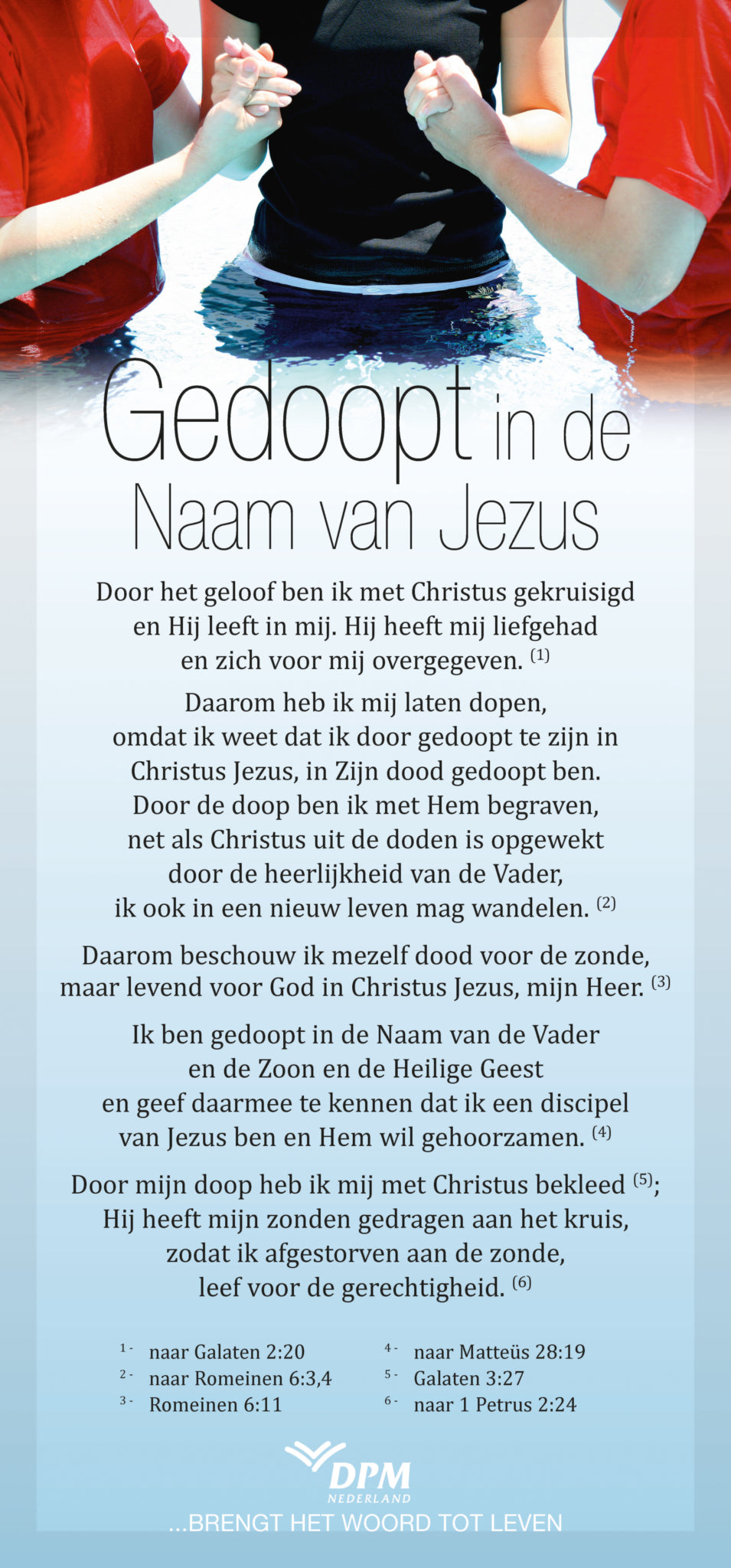 Gedoopt in de Naam van Jezus
