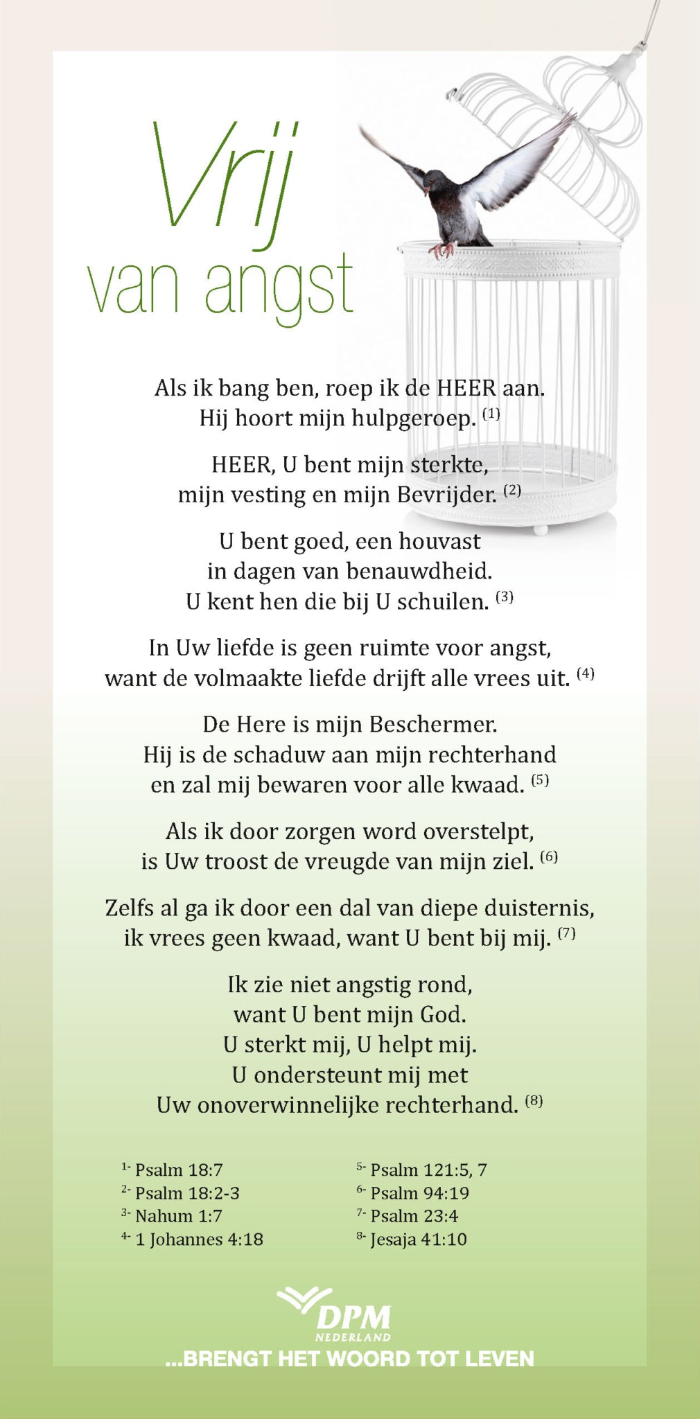Vrij van angst