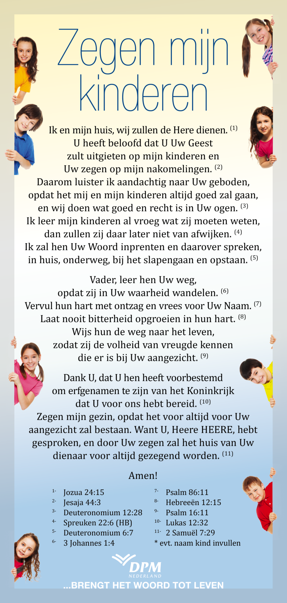 Zegen mijn kinderen
