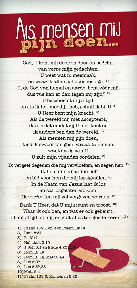 Als mensen mij pijn doen