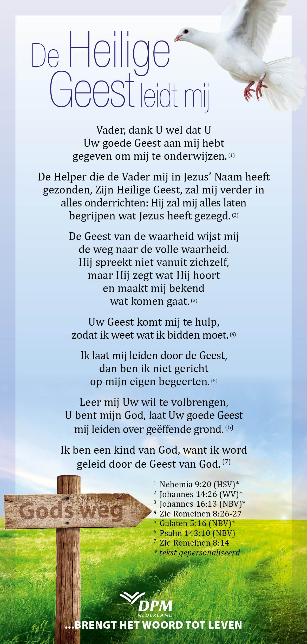 De Heilige Geest leidt mij procla