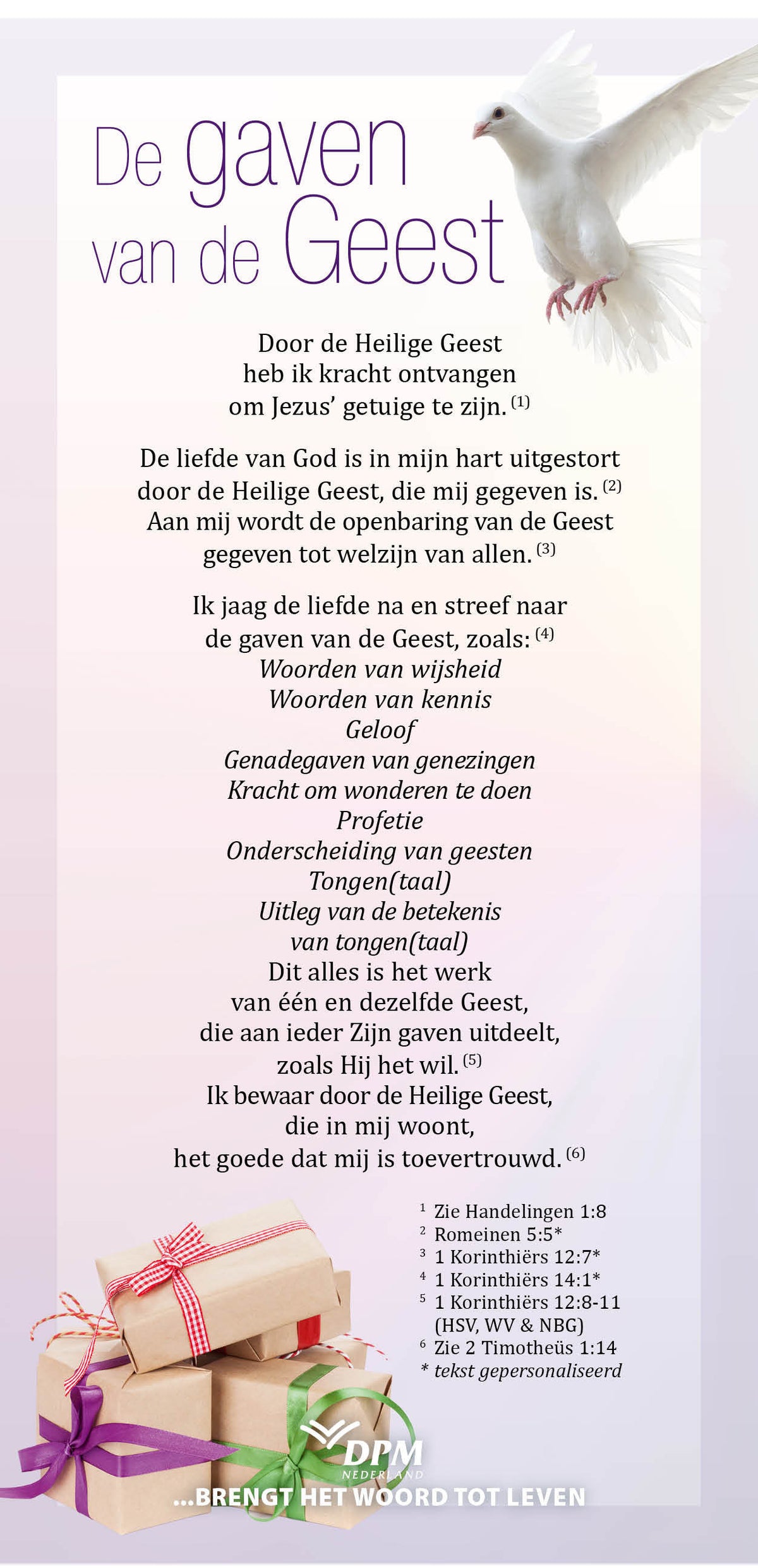 De gaven van de Geest procla kopie