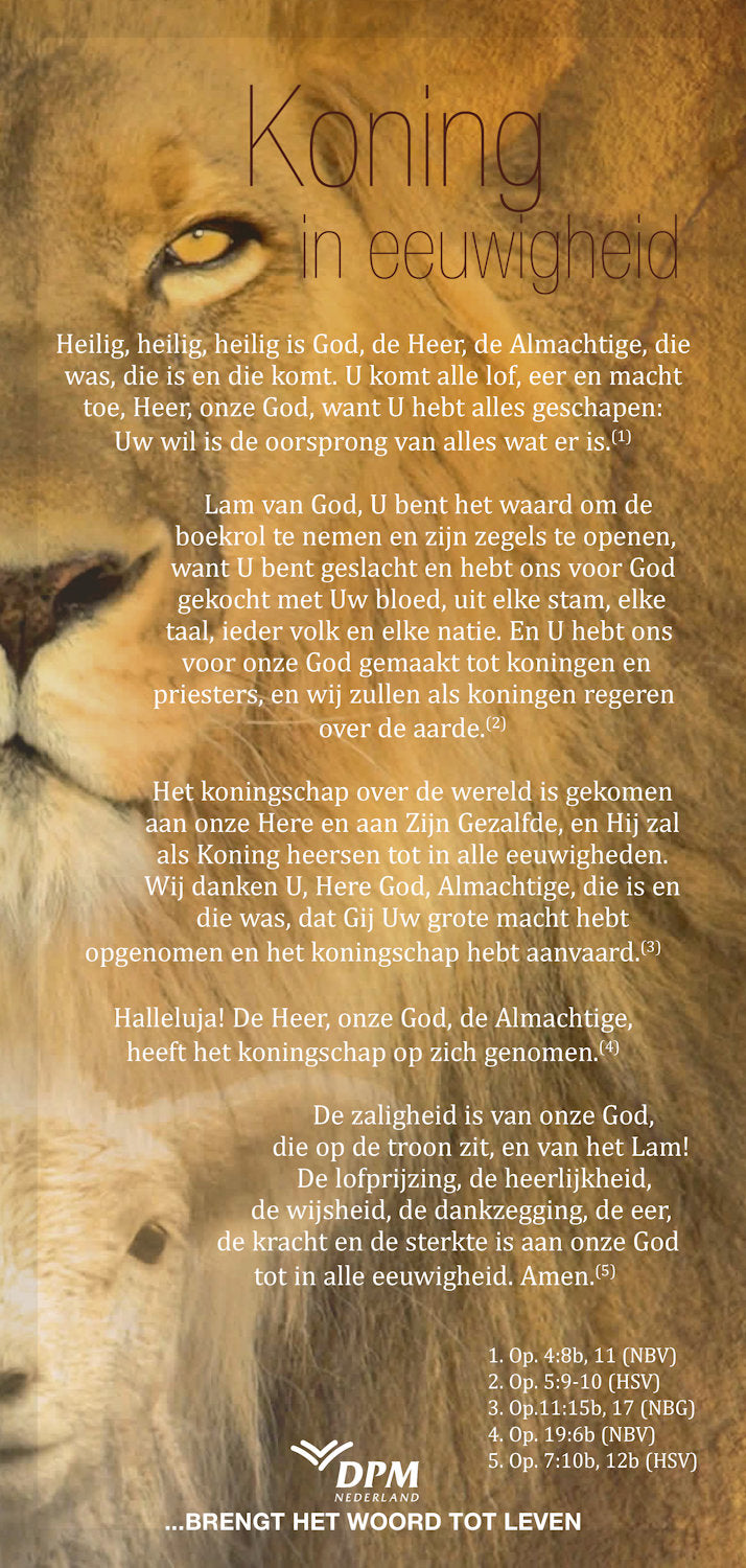 Koning in eeuwigheid