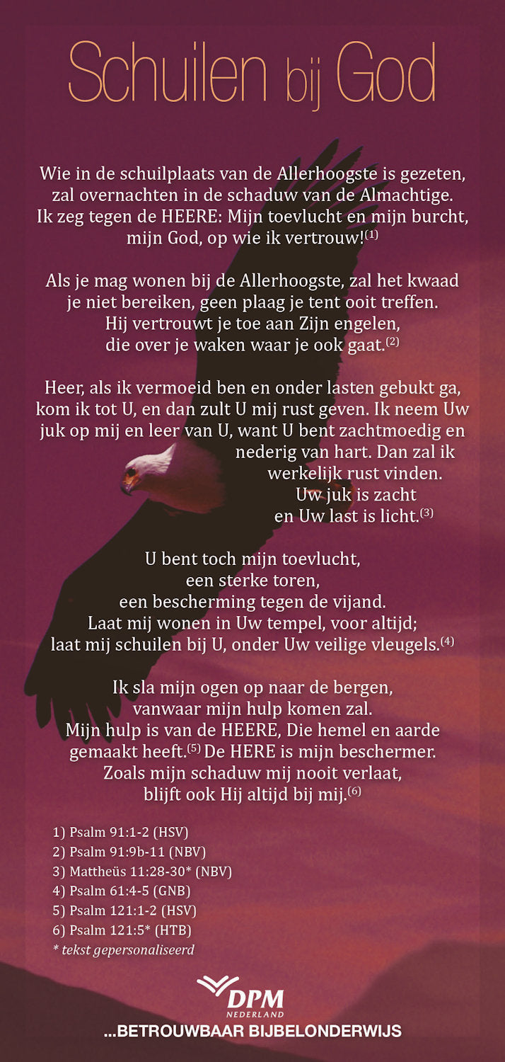 Schuilen bij God