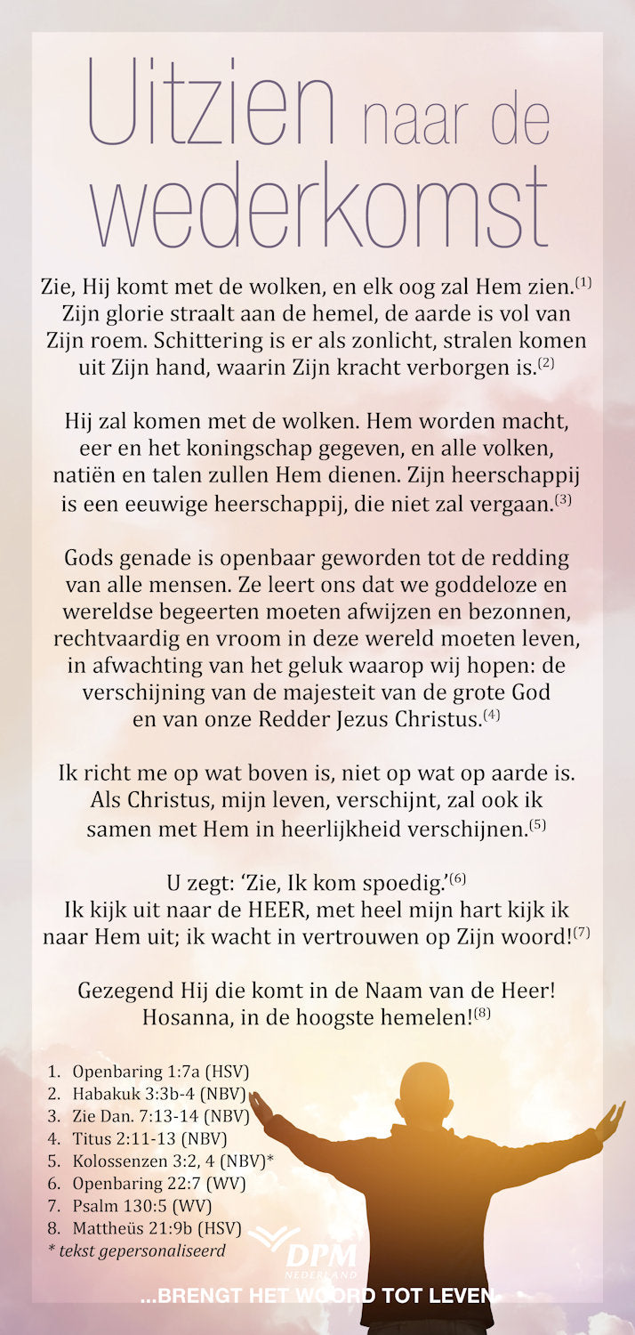 Uitzien naar de wederkomst