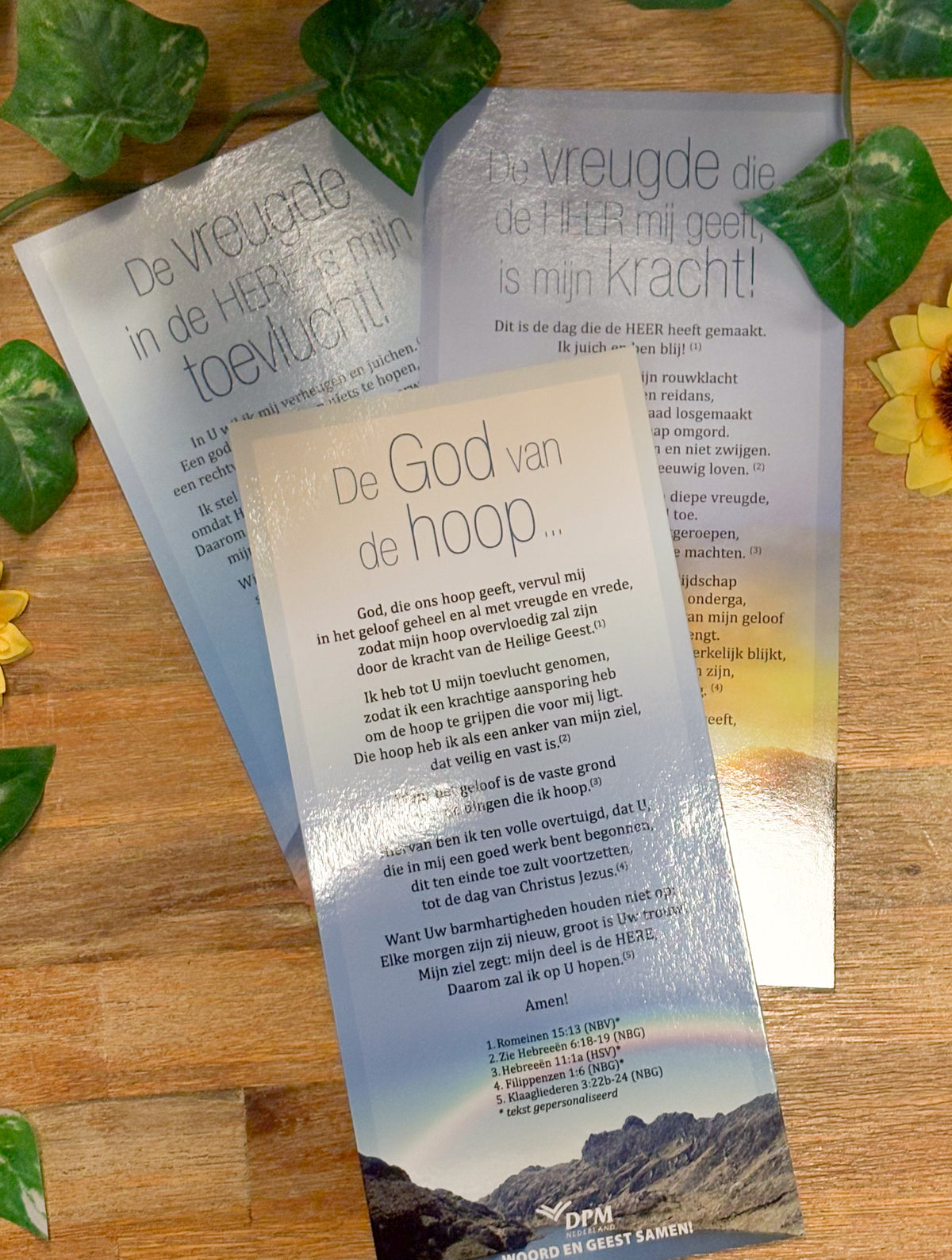 Set proclamatiekaarten - Hoop & vreugde